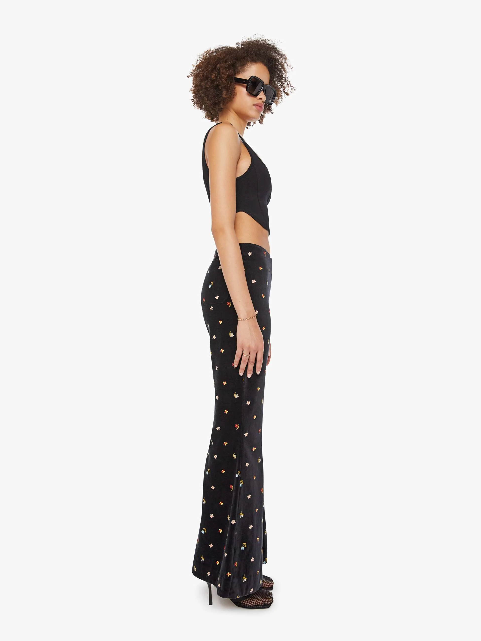 Alix of Bohemia Charlie Pant - Onyx Bouquet - Image 3