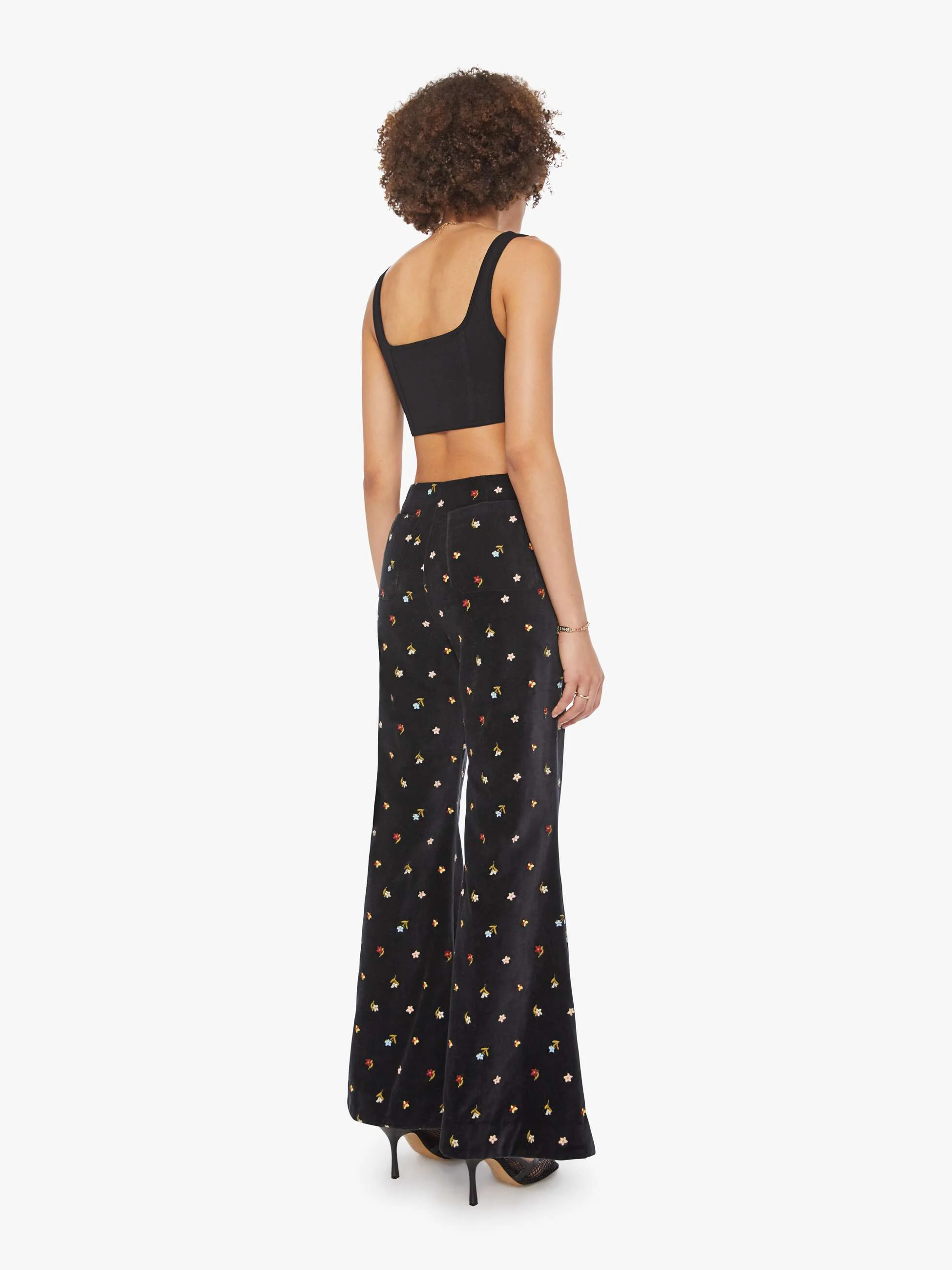Alix of Bohemia Charlie Pant - Onyx Bouquet - Image 4