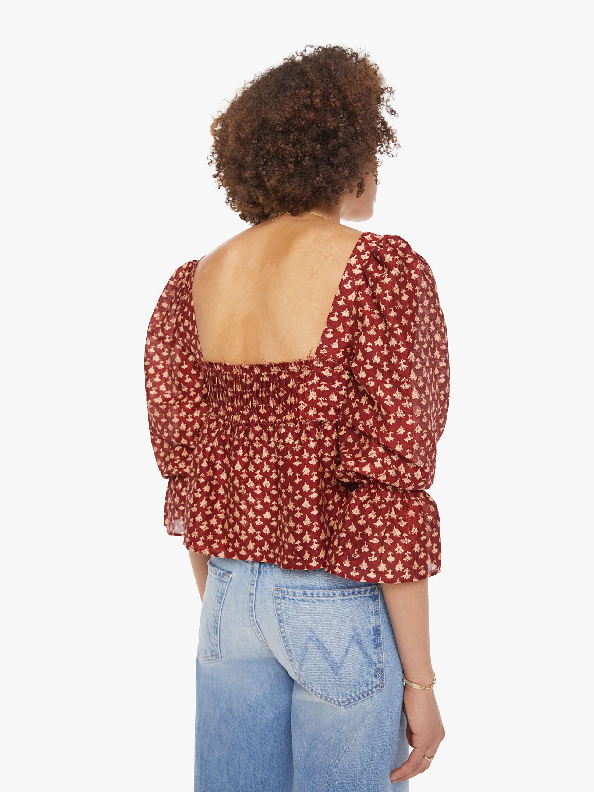 Alix of Bohemia Priya Top - Mahogany Bhutti - Image 4