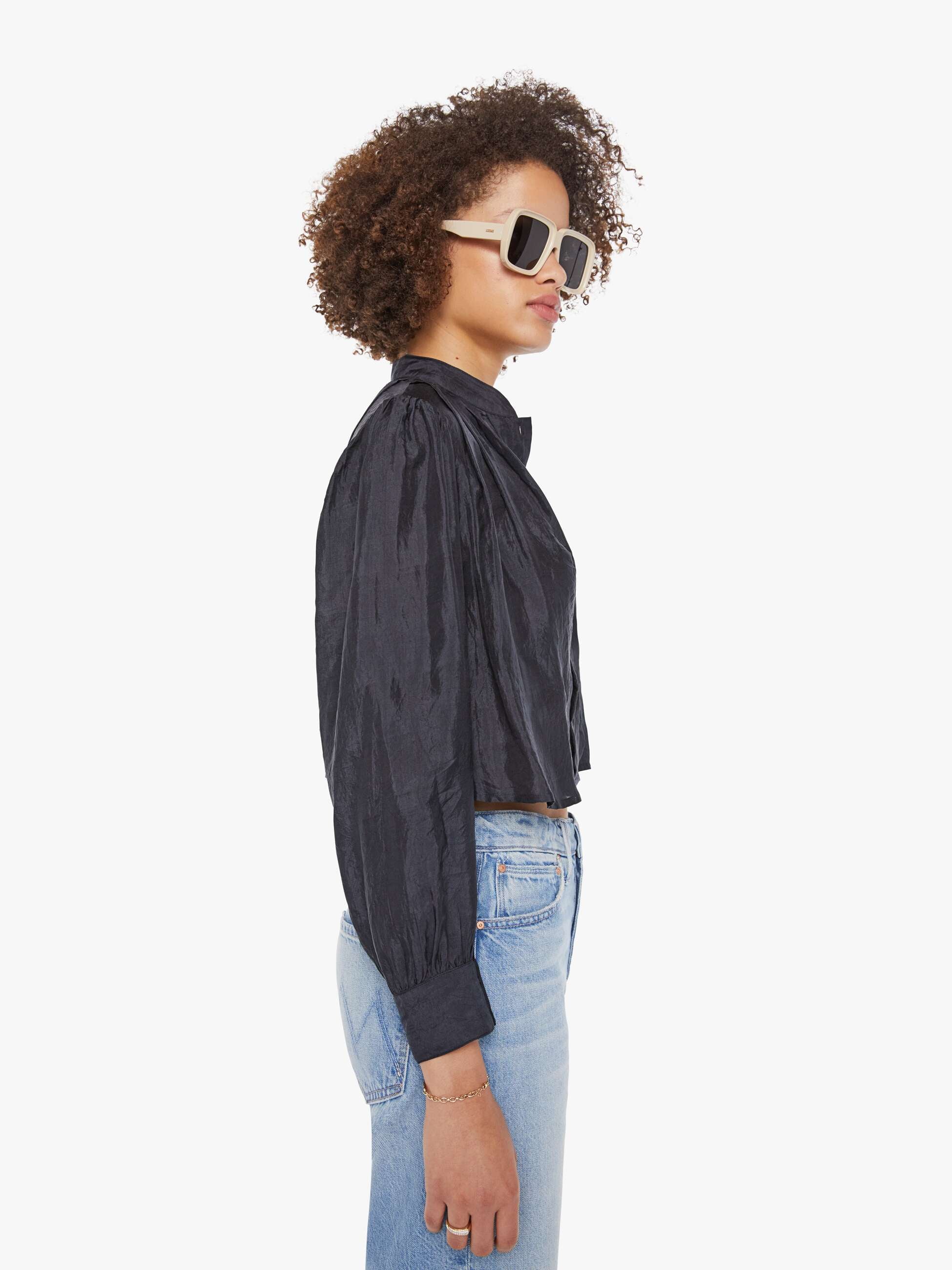 Alix of Bohemia Ryle Shirt - Onyx - Image 3