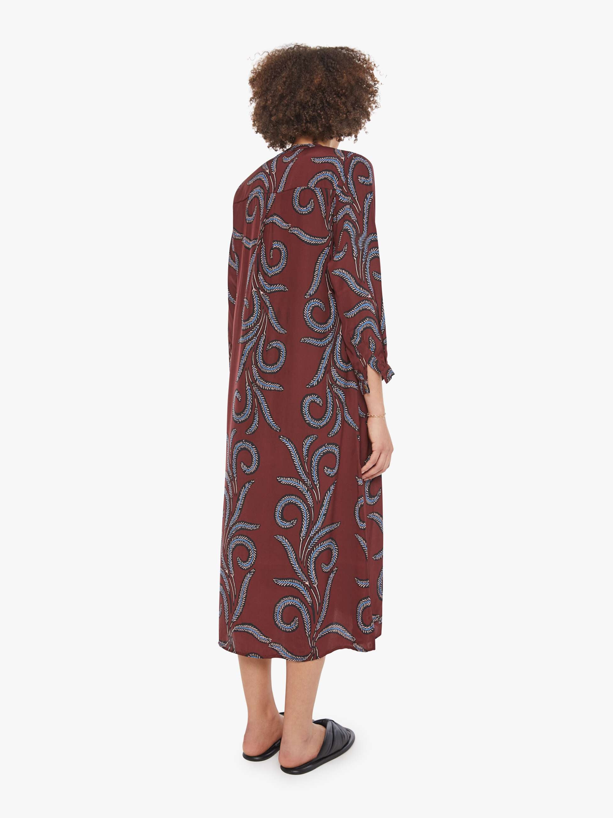Natalie Martin MB Dress - Feather Bordeaux - Image 4