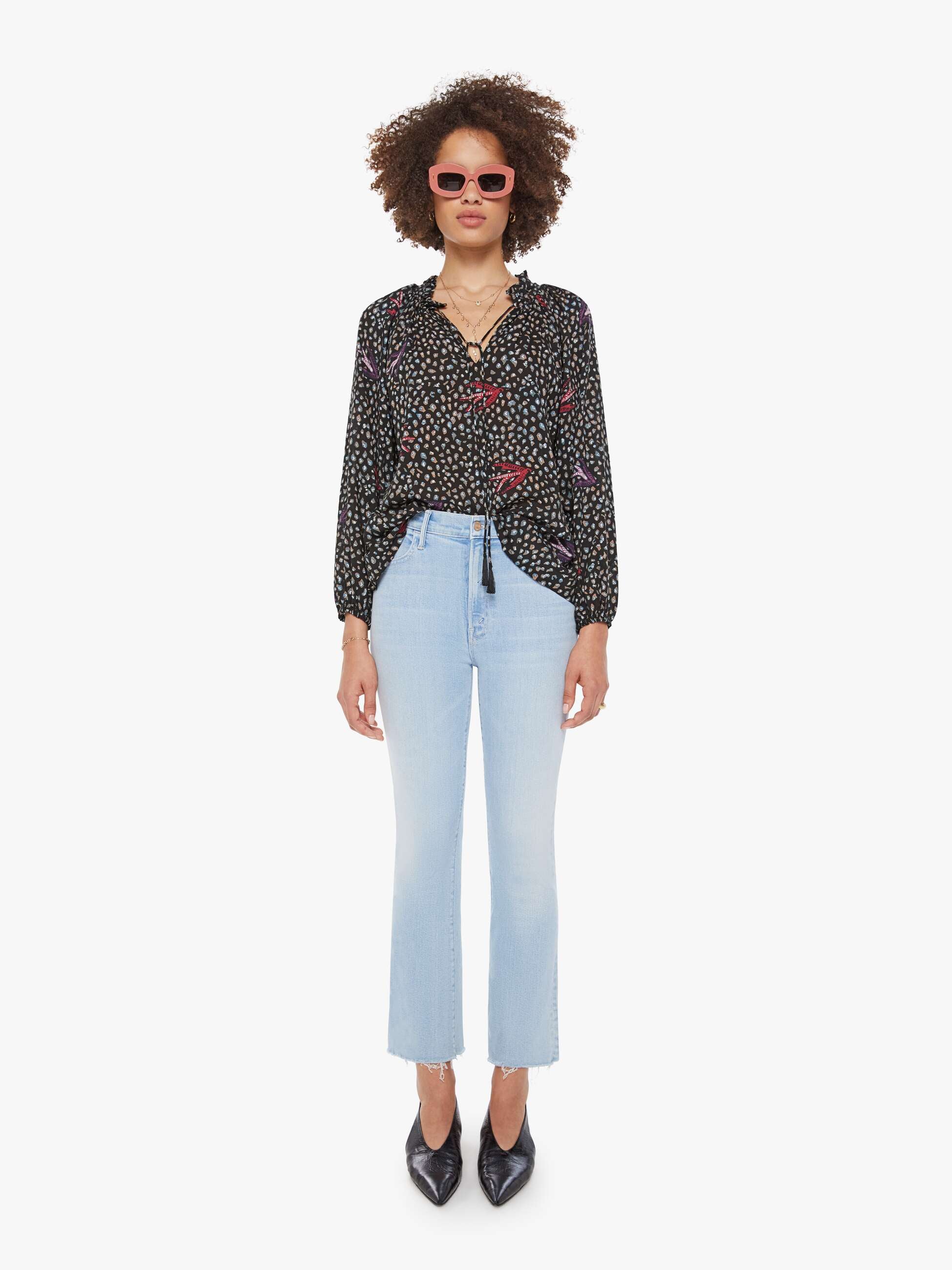 Natalie Martin Penny Blouse - Swallow Black - Image 5