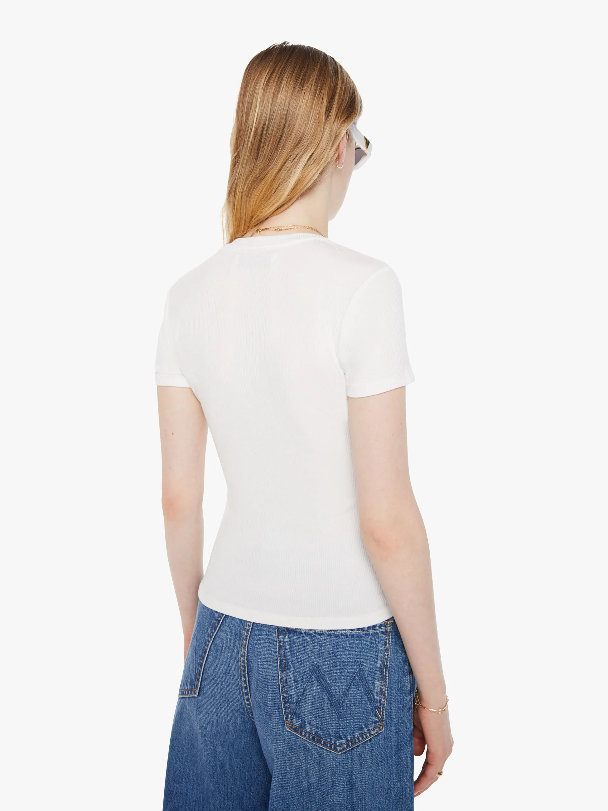 SPRWMN Baby Tee - White - Image 4