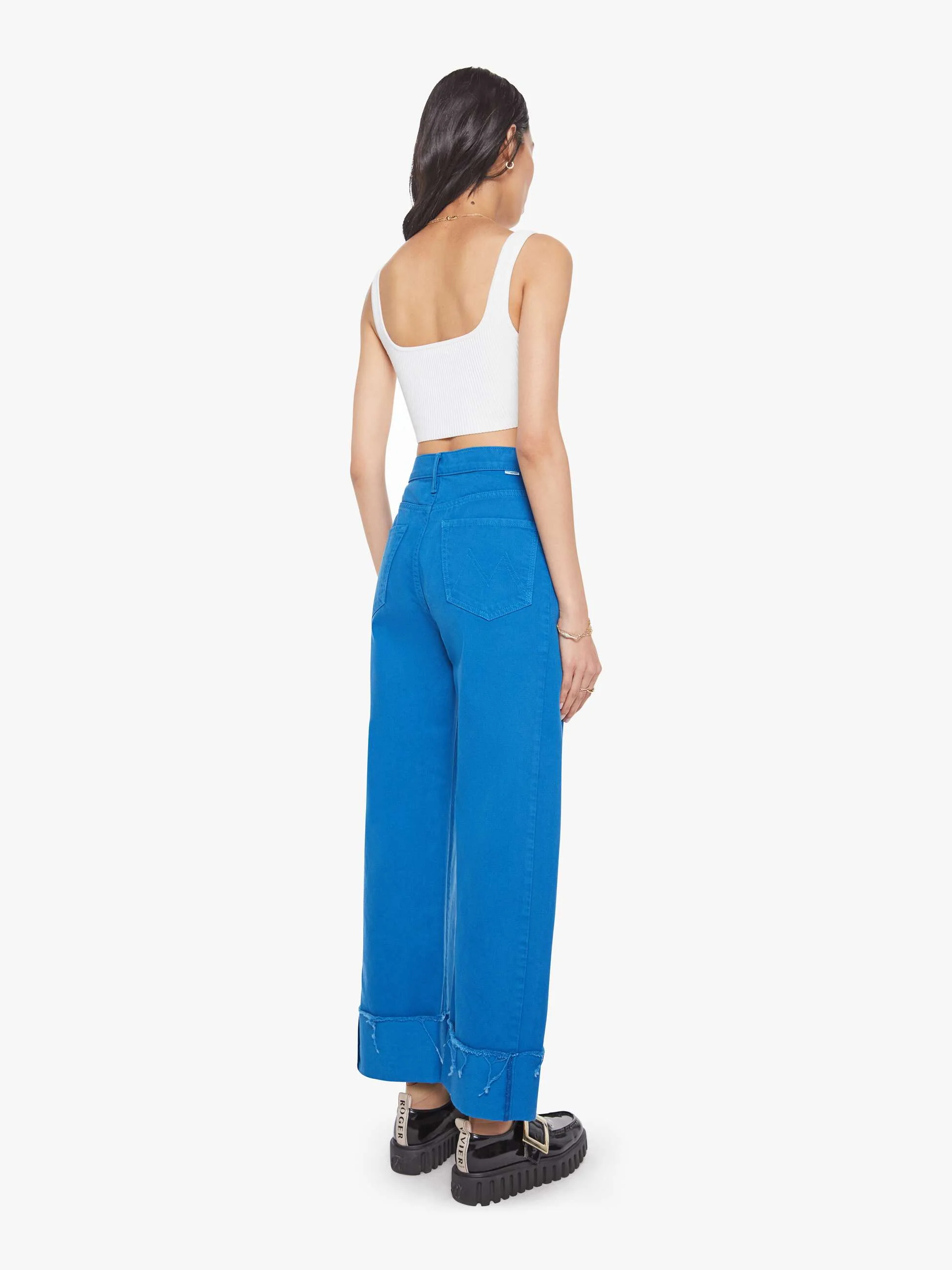The Half-Pipe Ankle Cuff Fray - Mikonos Blue - Image 4